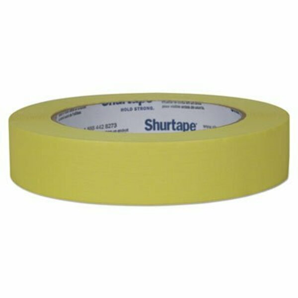 Shurtech Brands Duck, COLOR MASKING TAPE, 3in CORE, 0.94in X 60 YDS, YELLOW 240570